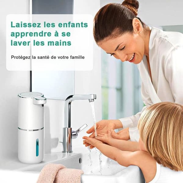 Automatisk sæbedispenser - HONO - JORMFTTE - 380 ml - Berøringsfri infrarød sensor - USB genopladelig