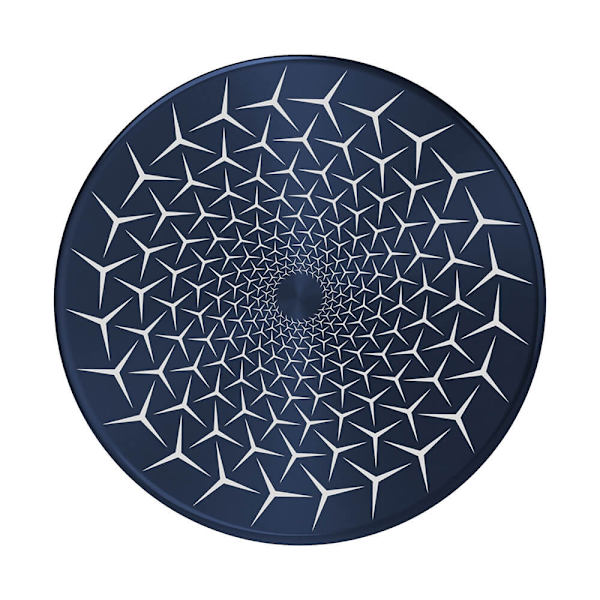 PopSockets Irrotettava ote jalustatoiminnolla LUXE Spin BackSpin Alum Propeller Blå 10