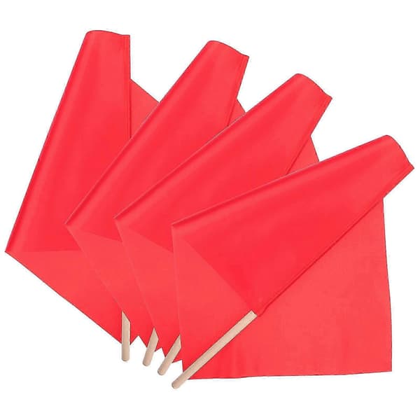 Håndsignalflagg Race Conducting Flags Tre 4 stk. Utgave 0816 5 5