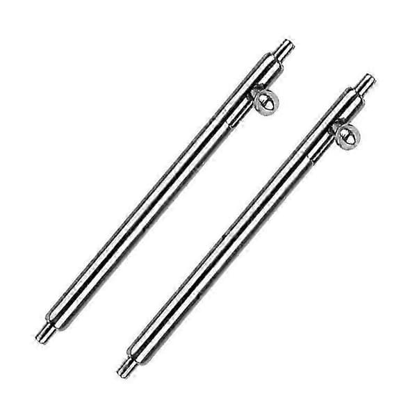 1 par 24 mm Quick Release fjederstang i rustfrit stål til urrem
