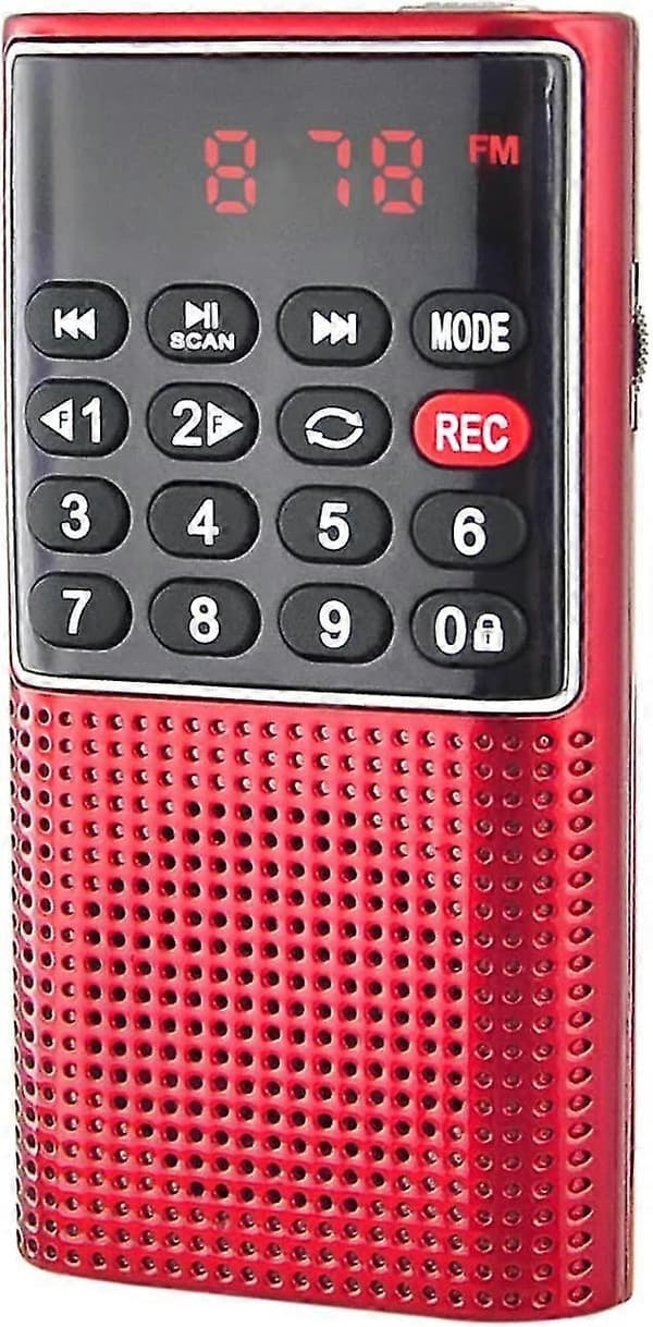 Genopladelig FM-lommeradio