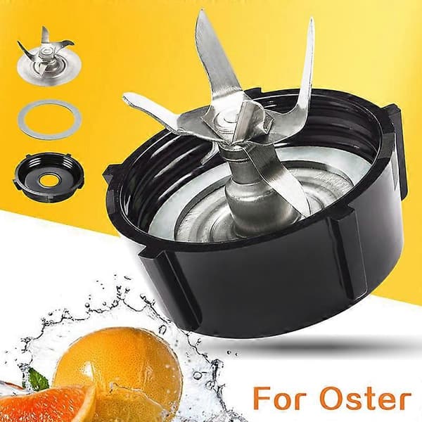3 stk. erstatningssett for blender, Oster-blad i rustfritt stål, reservedeler til juicer med erstatningsbase