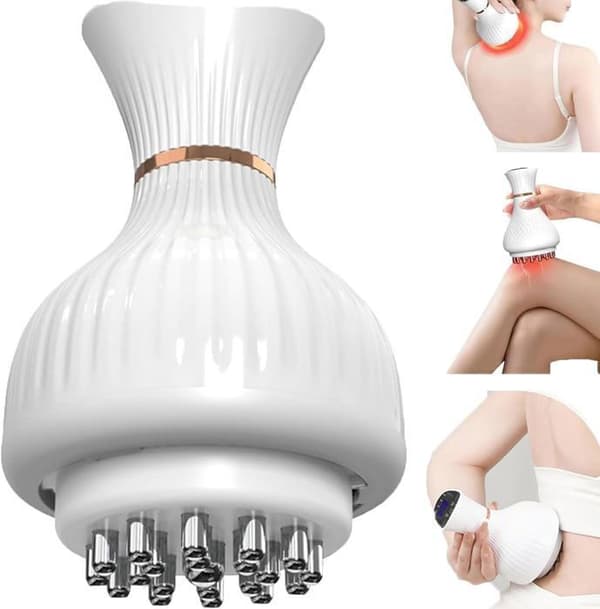 Massageapparat - Sofela - 4-i-1 Elektrisk Massager - Varme - Vibration - Fødder, Ben, Krop