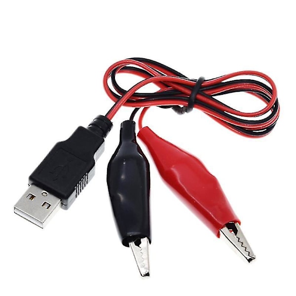 USB alligaattoriliittimeen Mobile Power Akkuliitin USB uros johdotukseen