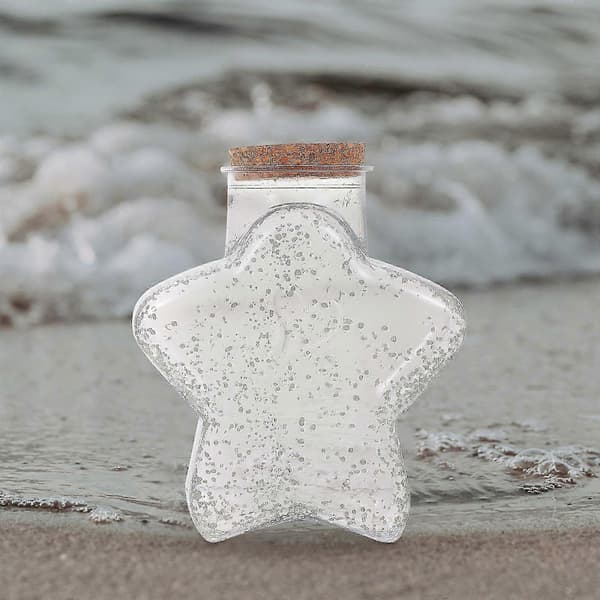 Plast önskeflaskor Transparenta DIY-flaskor för förvaring 2-pack