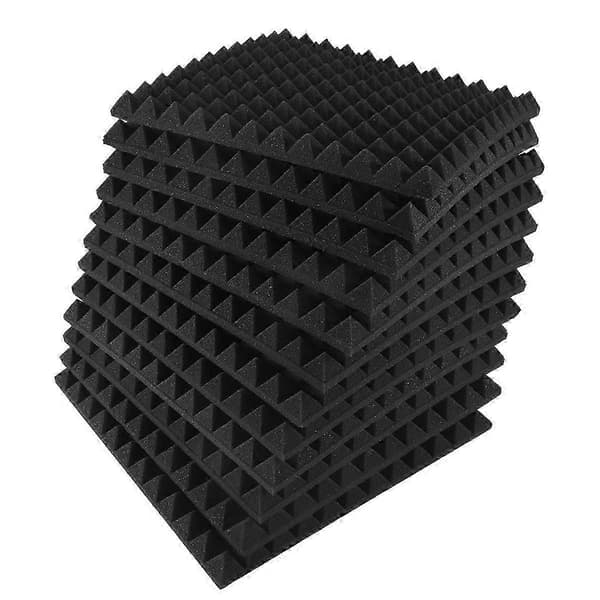 12-pakning pyramideformet lydisolerende skum lydisolerende polstring behandlingspanel for bassisolasjon