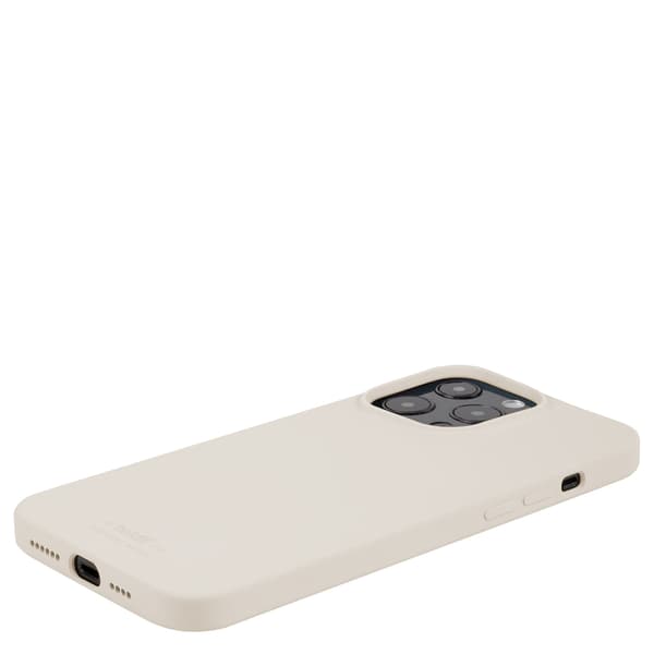 holdit iPhone 13 Pro Deksel Silikon Kokosmelk Beige, Vit Silikon