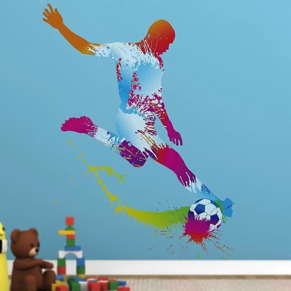 Jalkapalloseinän sisustustarrat