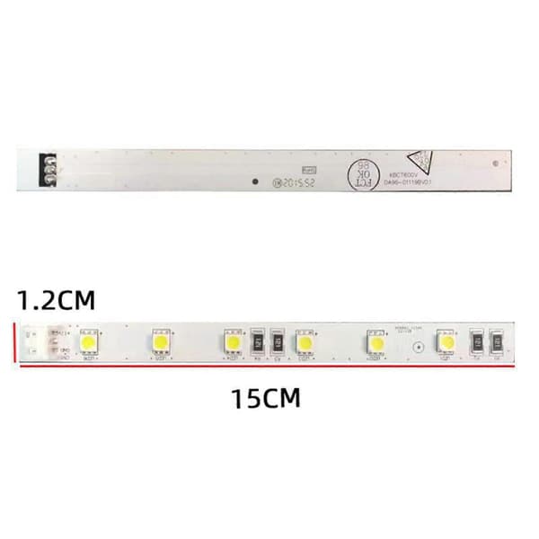 LED-ljuspanel Hem Kylskåpsdel Köksapparatsbelysning för Optimal Synlighet i Kylskåp DA96-01119B 2pc