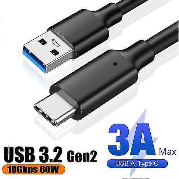5m USB 3.2 til Type-C datakabel 60W 3A telefon nettbrett bærbar PC hurtigladekabel utgave 0120