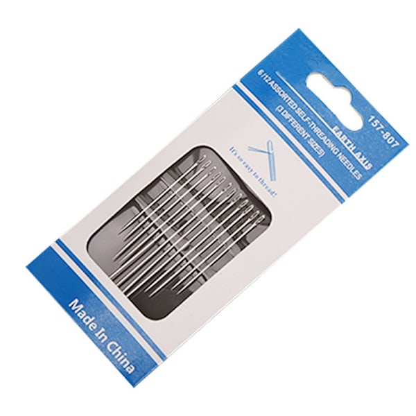 Smarta ögon sy nålar - 12-pack - Silver