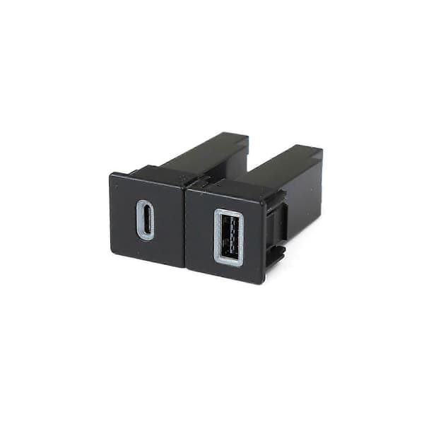 Bryterknapp USB-C PD + USB-A QC3.0 Port Socket Kits For Isuzu D-Max MU-X 20-24 Edition 0119