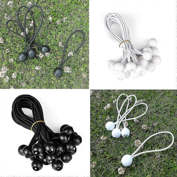 40 st presenningsbungee elastisk