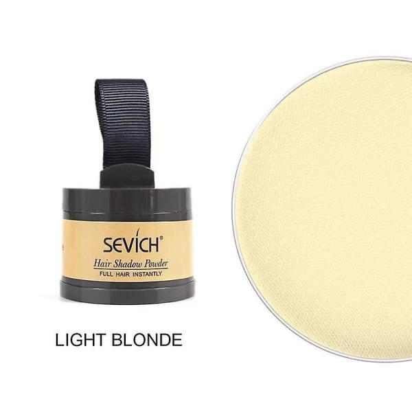 Sevich Waterproof Hair Powder Concealer Root Touch Up Volumizing Cover Up En lys gylden Light golden