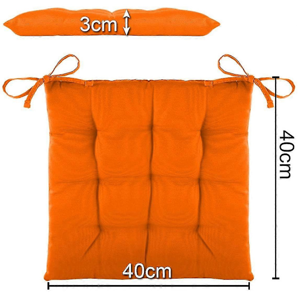 Set med 4 Stolsdynor, 40*40cm