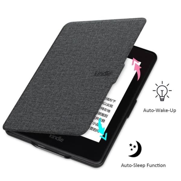 Paperwhite 1 2 3 suojakotelo Kindlelle, kansi Paperwhite-mallille - Musta