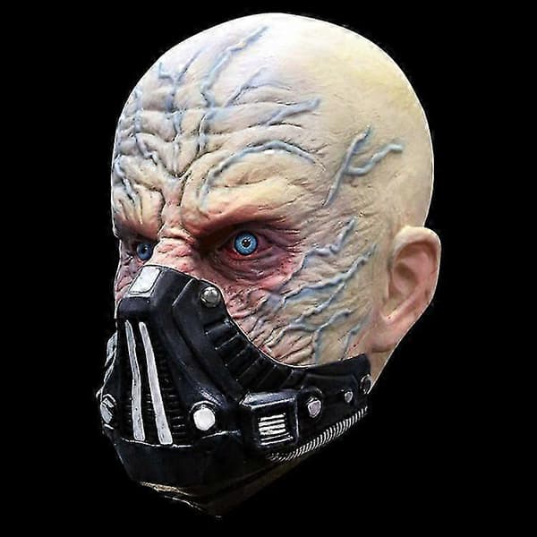 Halloweenmaske Latex Hodeplagg Kreativ Forkledning Ansiktsendrende Performancemaske one size