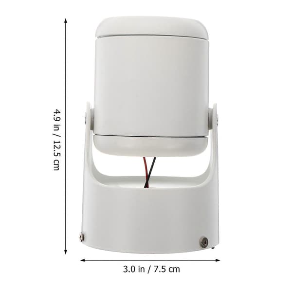 7W Roterende LED Spotlight Lampe Sporlys til Restaurantbelysning