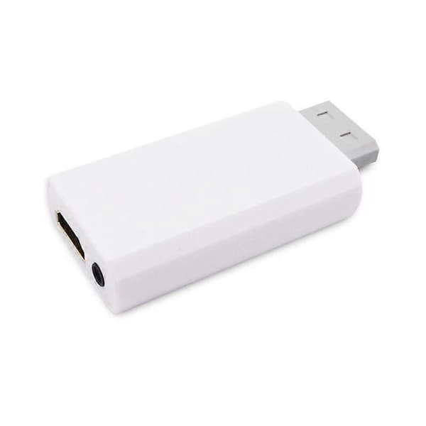 Kompatibel med Wii til HD-omformer, Wii til HD-adapter - Hvit
