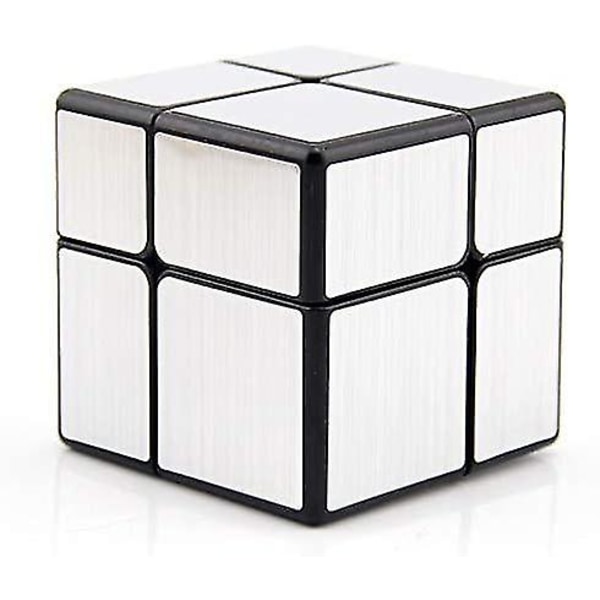 Uusi tuote, 2x2 peili musta runko hopea Magic Cube Peili hopea Blocks 2x2x2 Speed ​​Cube