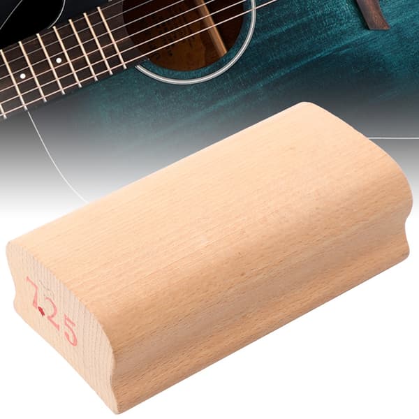 Gitarr Greppbräda Radius Slipkloss 7.25 Tum Bandnivelleringsverktyg med Sandpapper