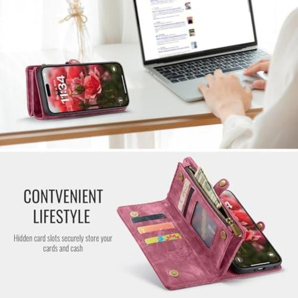 caseme 008 iPhone 16 Pro Max punainen punainen red