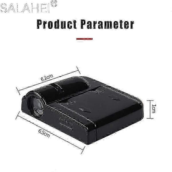 LED Dörr Välkomstljus Trådlös 6.5x6.2cm ABS Magnetisk Sensor Projektor för Dodge Challenger Caliber Journey Ram 1500 Nitro for Dodge