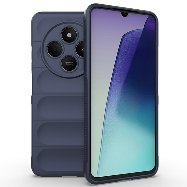SKALO Xiaomi Redmi 14C Robust Stötfångare TPU Skal - Mörkblå Dark blue Mörkblå
