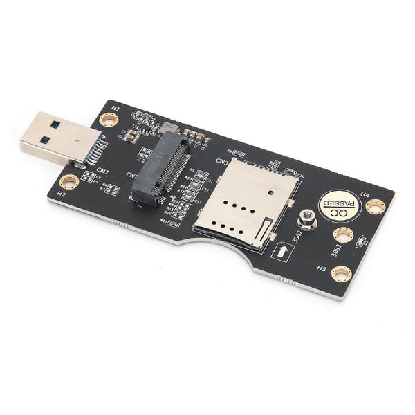M.2 till USB 3.0-adapter Riser-kort med SIM-kortplats Datortillbehör Nyckel B NGFF 5 5