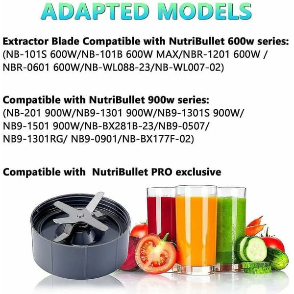 Nutribullet 600w/900w/pro Mixer Reservedele