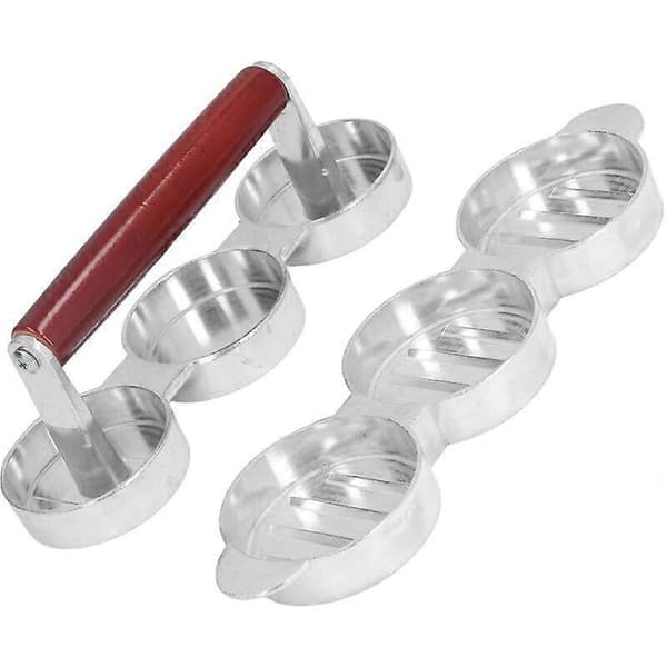 Hamburgerpress Patty Mold Mini Burger Press Maker för utomhuspicknick camping BBQ