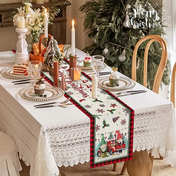 Julbordslöpare tum lång, God Jul