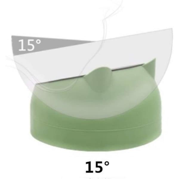 Katteskåle i rustfrit stål, sæt med 2 (400 ml, sort og hvid)