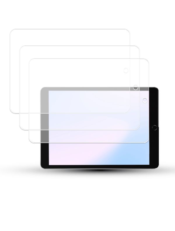 3-Pack IPAD 9TH GEN 10.2 INCH 3 PACK Screen Protector - Tempered Glass 9H - Super quality 3D