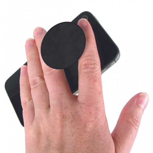 2-PACK Itsekiinnittyvät pidikkeet - Jalusta Black Svart