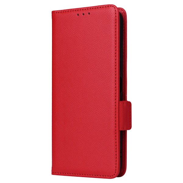 Xiaomi Redmi 12 5G/4G Fodral Litchi Läder Röd 81