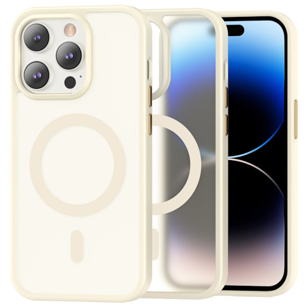 ColorPop iPhone 14 Pro Cover CH MagSafe Mat Off White 34
