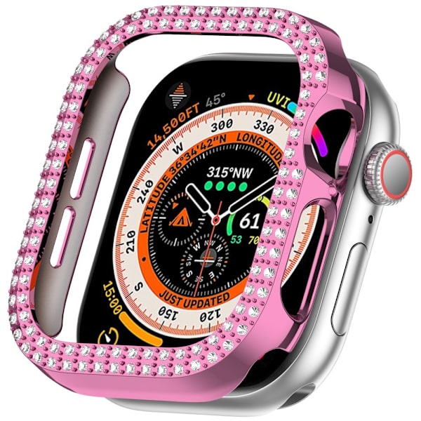 Apple Watch 10 46 mm Shell Rhinestone Pink 3