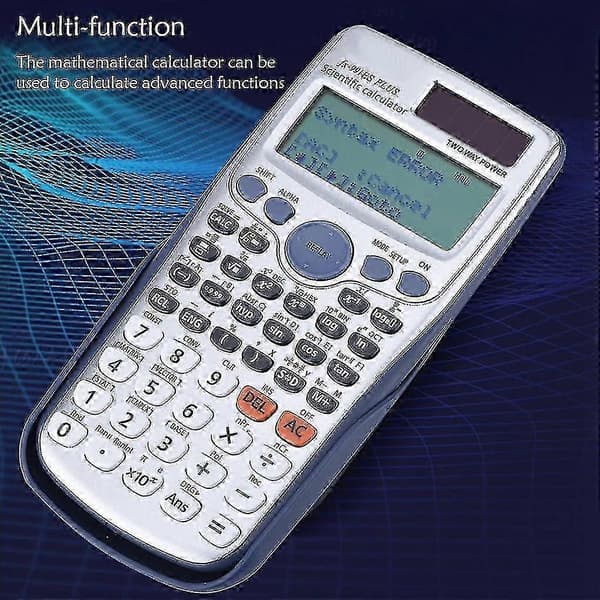Fx-991es-plus Kalkulator - 417 Funksjoner - Universitetsstudenter og Kontorbruk