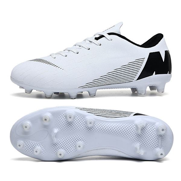 Fotbollsskor Kompatibla med Män/Kvinnor/Stora Pojkar Inomhus/Utomhus AG/FG Vit 41 41 White