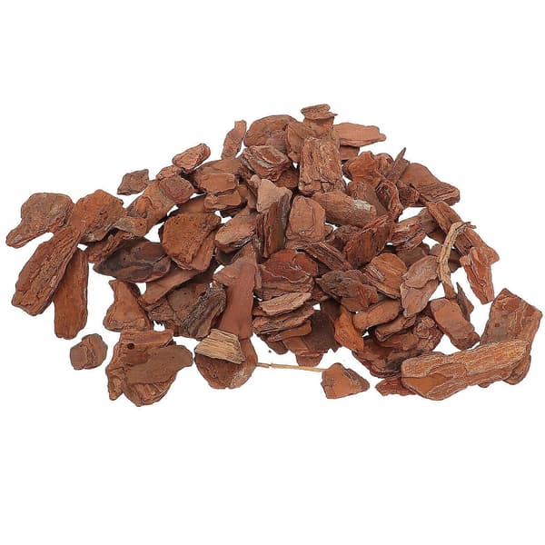 Krybdyr Bark Bundlag Træbark Chips Indretning til Akvarium 1 Pose Mørkebrun