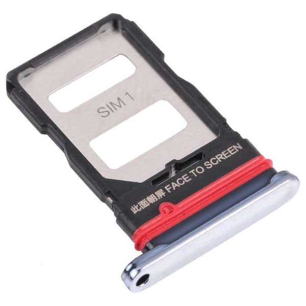 SIM-kortfack + SIM-kortfack för Xiaomi Mi 11T / 11T Pro 21081111RG Silver