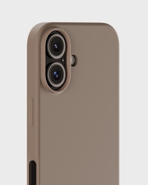 holdit iPhone 16 Mobilskall Silikon Mocha Brun Brun Silikon
