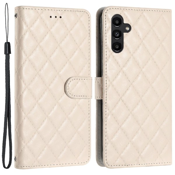 För Samsung Galaxy A15 4g case Rhombus Stitching Line cover