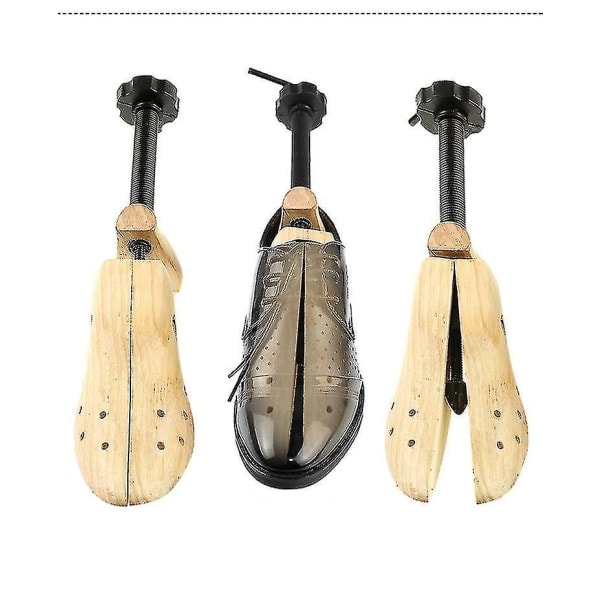 1 par tresko-bårer 2-veis sko Tree Shaper Rack Støvler Sko Expander Tree Bårer