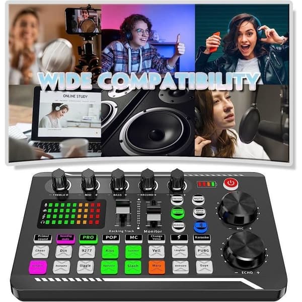 DJ-mikseri - MARSEE - F998 - BM-800 mikrofoni - Bluetooth - miksaustehosteet