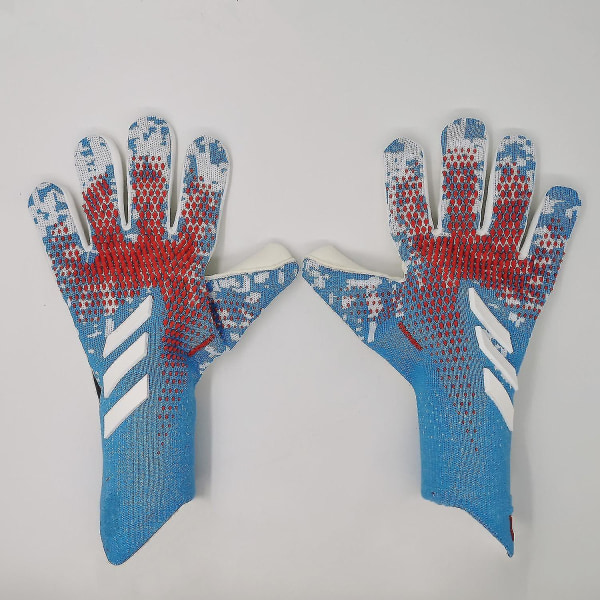 Professionella silikongummi Vattentäta halkfria handskar Latex Fotbollsmålvaktshandskar för vuxna barn#1 Nod9