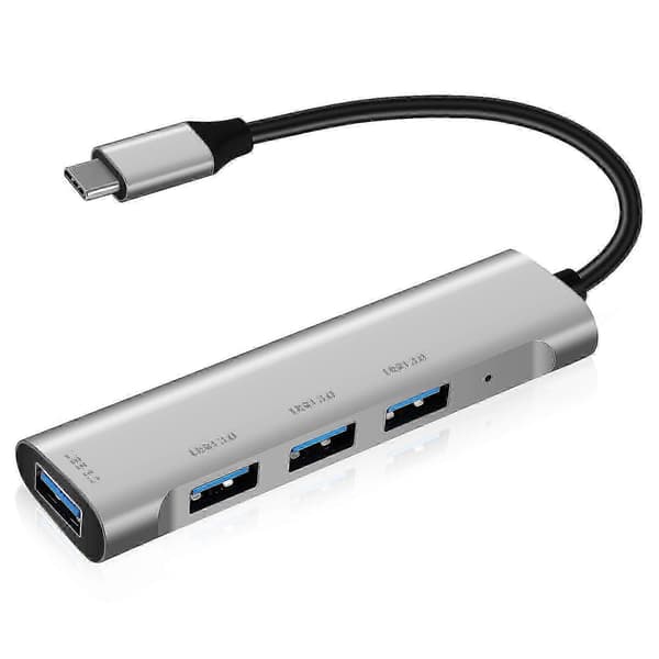 USB-hub USB-C 4 porter USB-hub USB-splitter for bærbar datamaskin USB-kontakt Hub Edition 0210