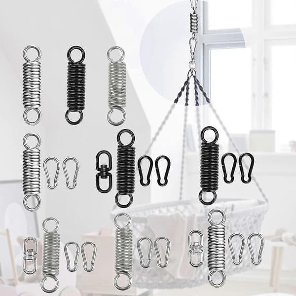 Pålidelighed Rustfrit Stål Loftmonterede Spiralfjedre til Udendørs Hængekøjer 1Galvanized spring