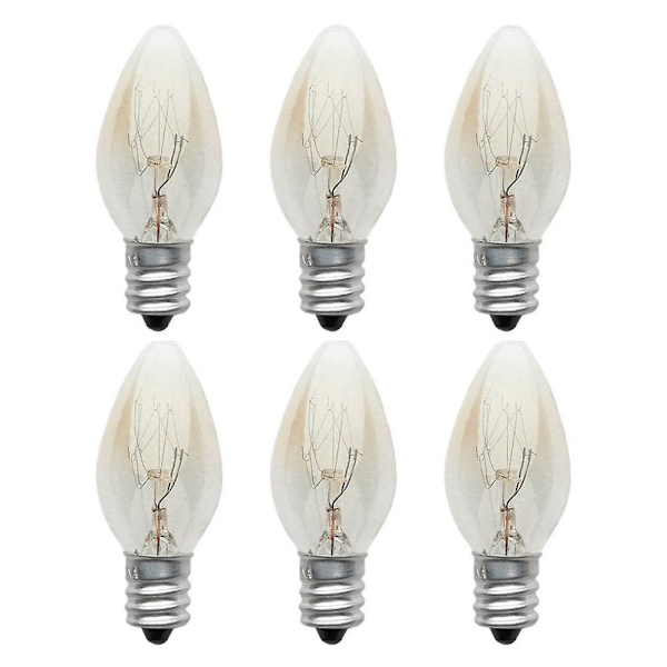 10 st E12 glödlampa 220v-240v 10w C7 glödlampa varm vit glödtrådsljus Glödlampa/volfram glödlampa levande ljus